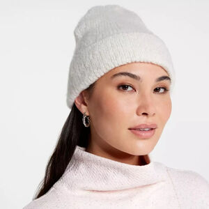 Women's CALIA Beanie Hat One Size Ivory